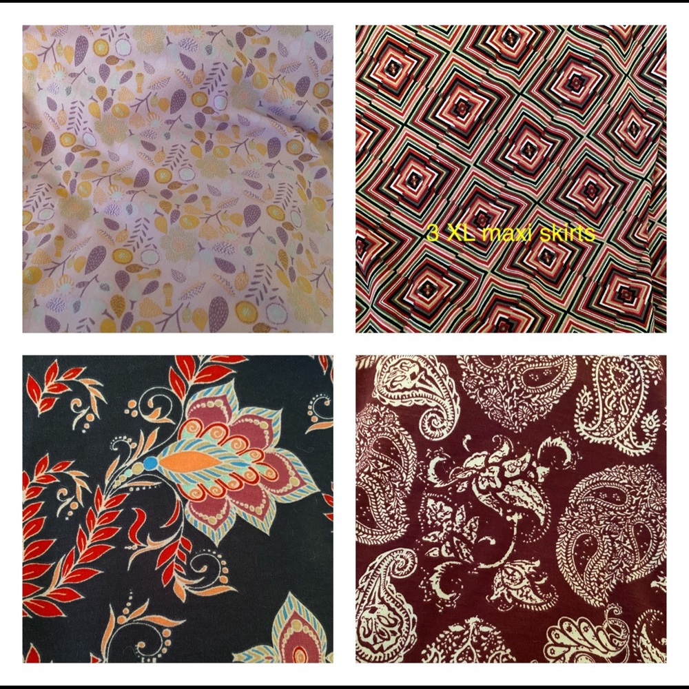 LuLaRoe plus size 2x/3x Perfect Ts and Maxi Skirts
